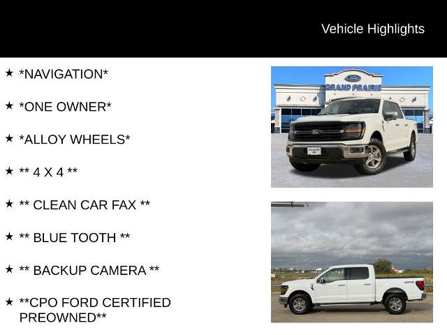Certified 2024 Ford F150 XLT w/ Equipment Group 302A MID AWD/4WD image 4