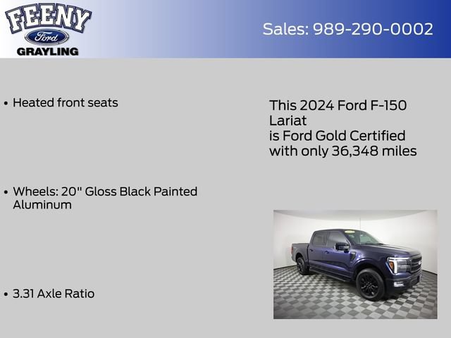 Used 2024 Ford F150 Lariat AWD/4WD image 25