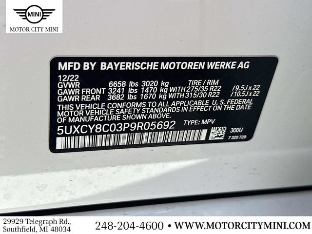 Used 2023 BMW X6 M50i w/ Executive Package AWD/4WD image 21