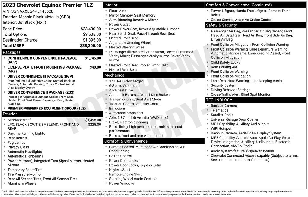 Used 2023 Chevrolet Equinox Premier image 6