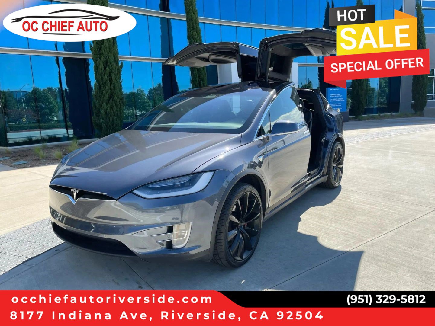 Used 2020 Tesla Model X Long Range AWD/4WD image 1