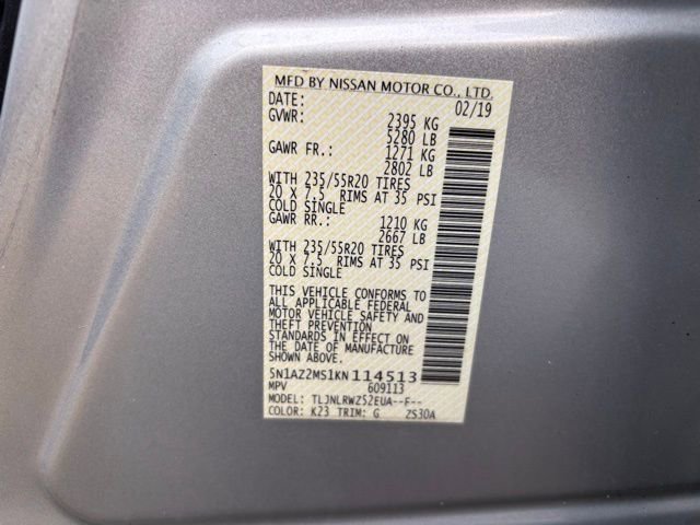 Used 2019 Nissan Murano SL w/ SL Technology Package image 18