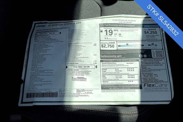 New 2025 Jeep Gladiator Sport image 5