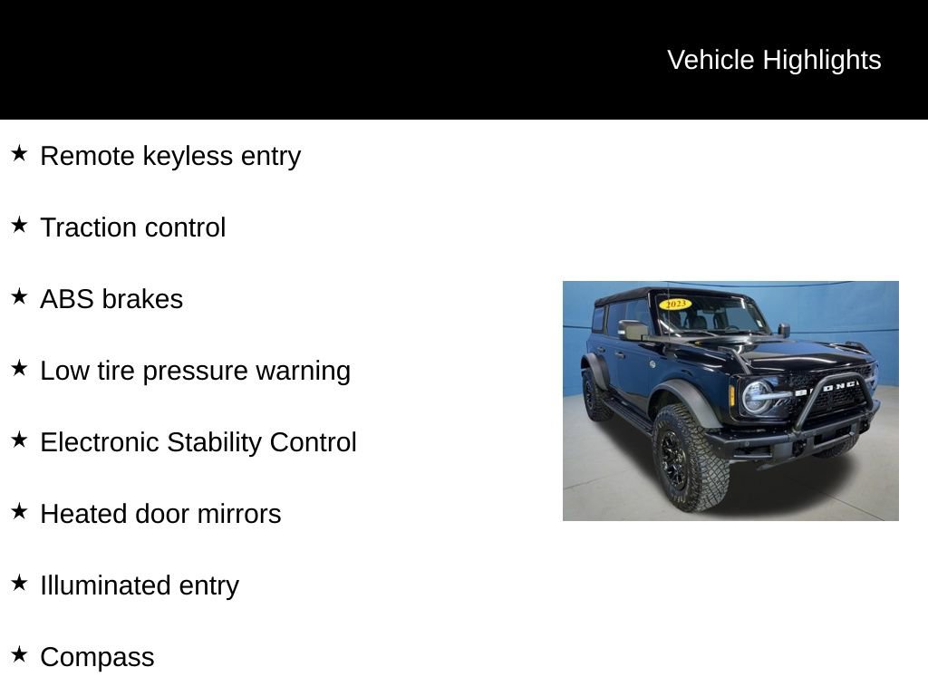 Used 2023 Ford Bronco Wildtrak image 55