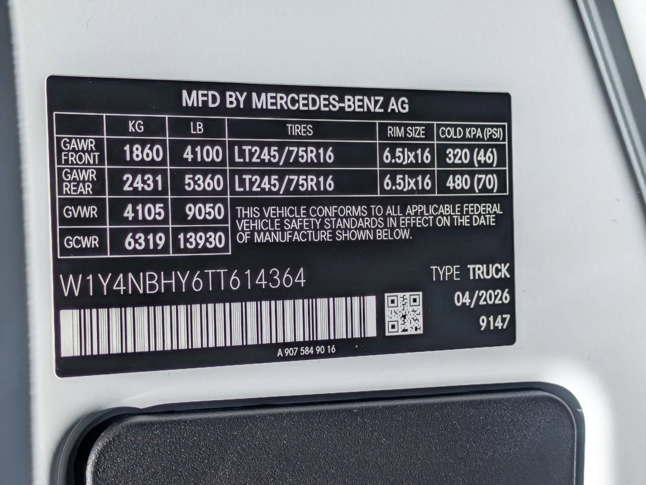 New 2026 Mercedes-Benz Sprinter 144 Cargo image 15