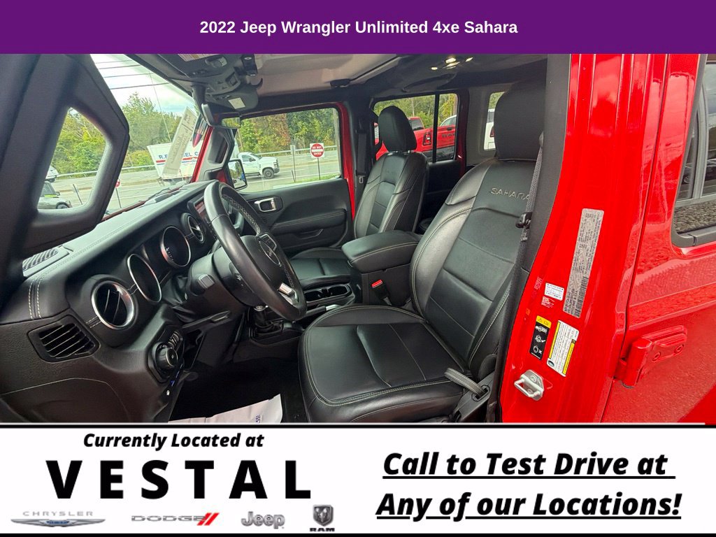 Used 2022 Jeep Wrangler Unlimited Sahara AWD/4WD image 12