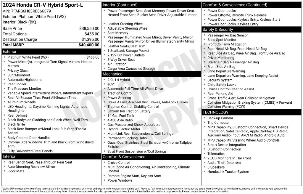Used 2024 Honda CR-V Sport-L image 3