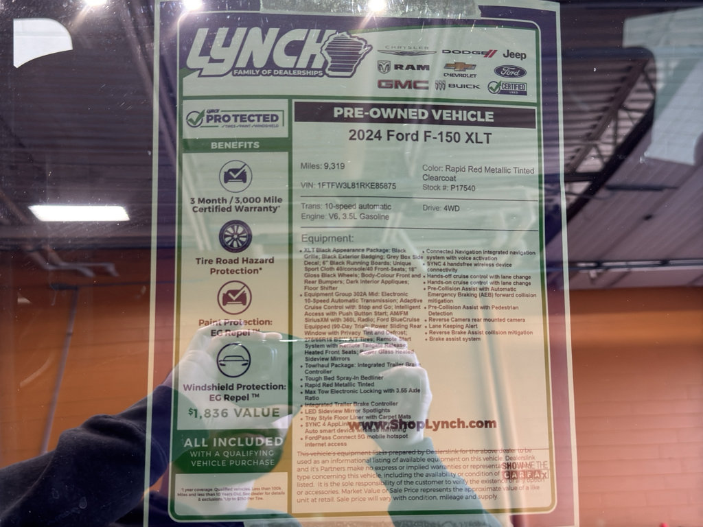 Used 2024 Ford F150 XLT w/ Equipment Group 302A MID image 40