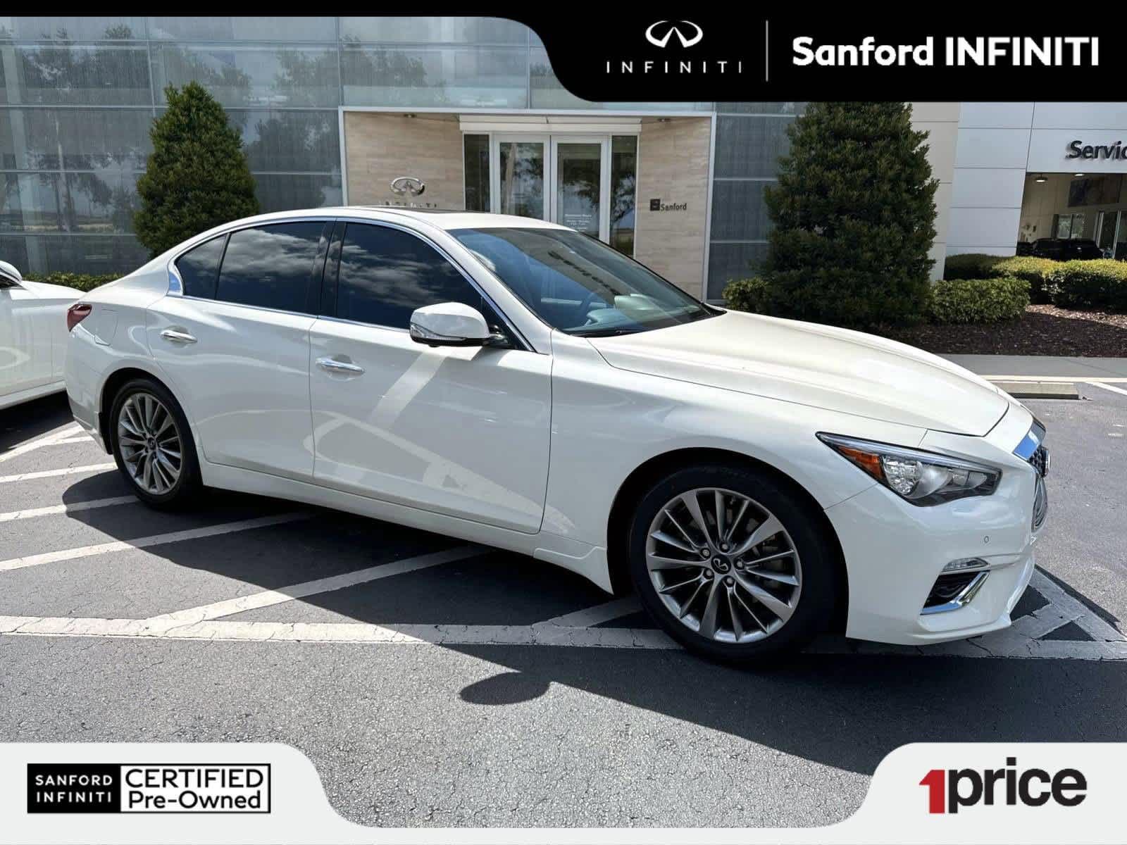 Certified 2022 INFINITI Q50 Luxe w/ Cargo Package