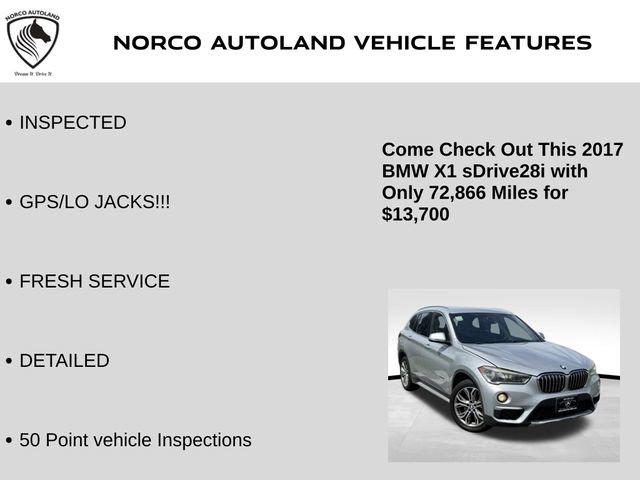 Used 2017 BMW X1 sDrive28i FWD image 7