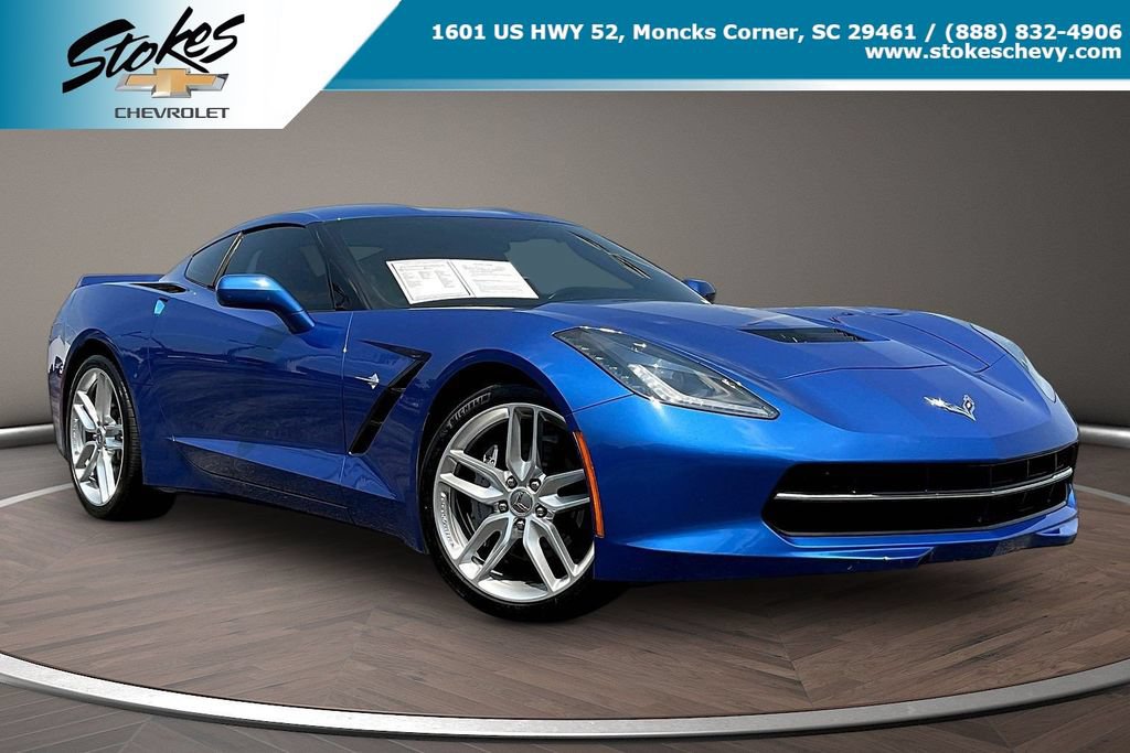 Used 2019 Chevrolet Corvette Stingray Coupe w/ Battery Protection Package RWD image 1