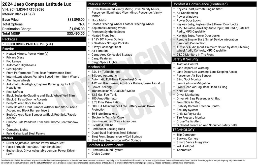 Certified 2024 Jeep Compass Latitude image 41