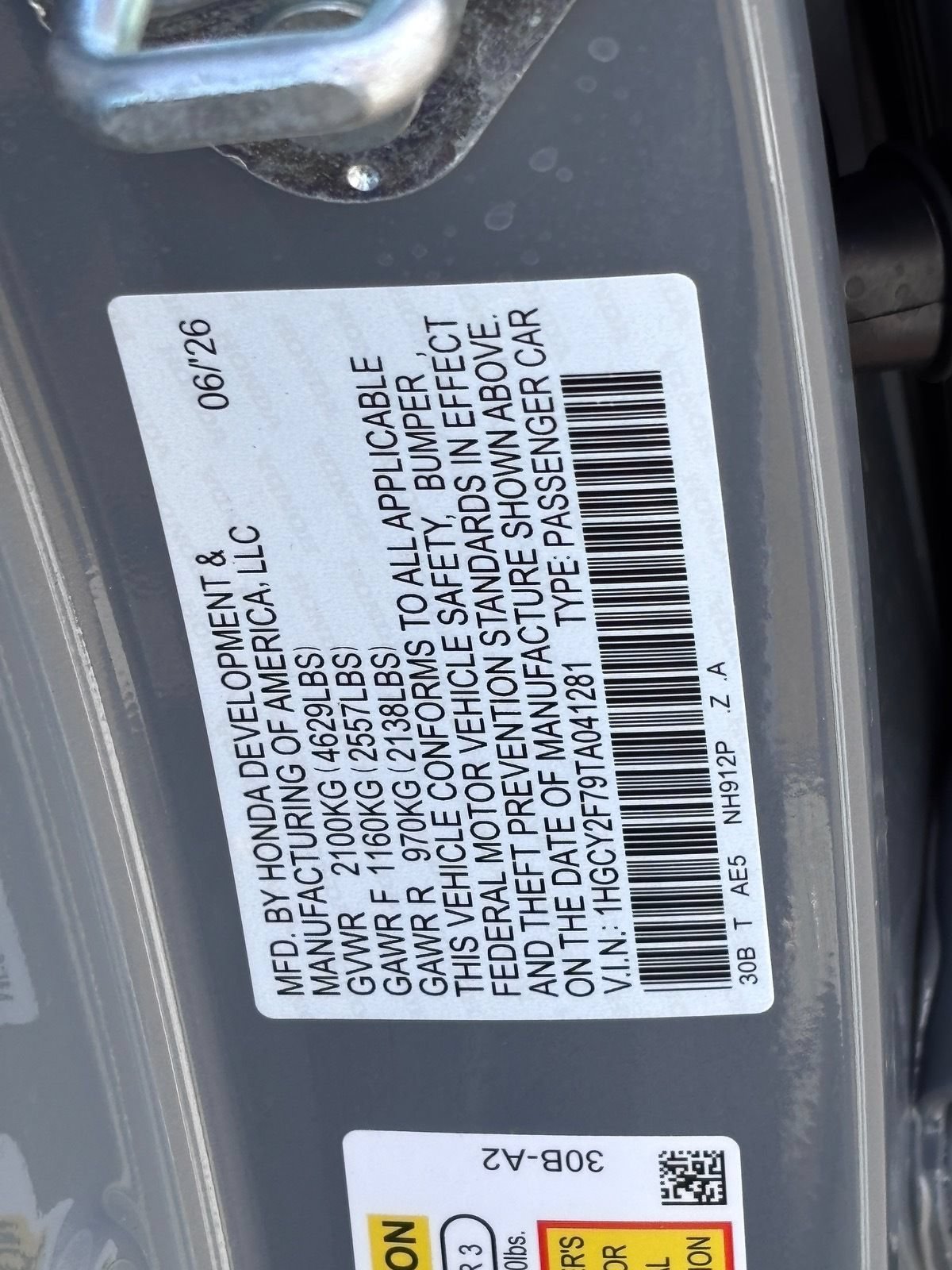 Certified 2026 Honda Accord Sport image 36