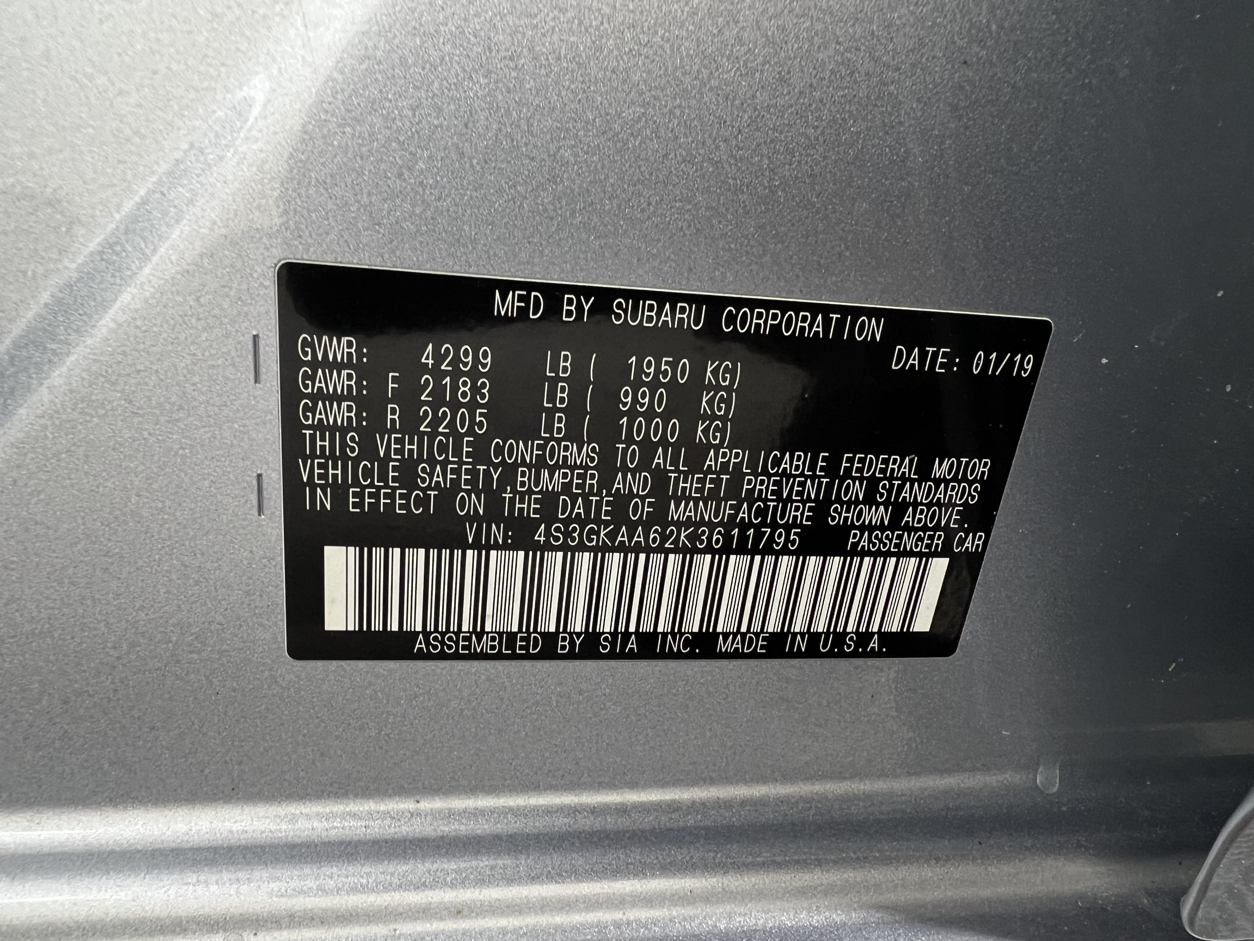 Used 2019 Subaru Impreza 2.0i AWD/4WD image 32
