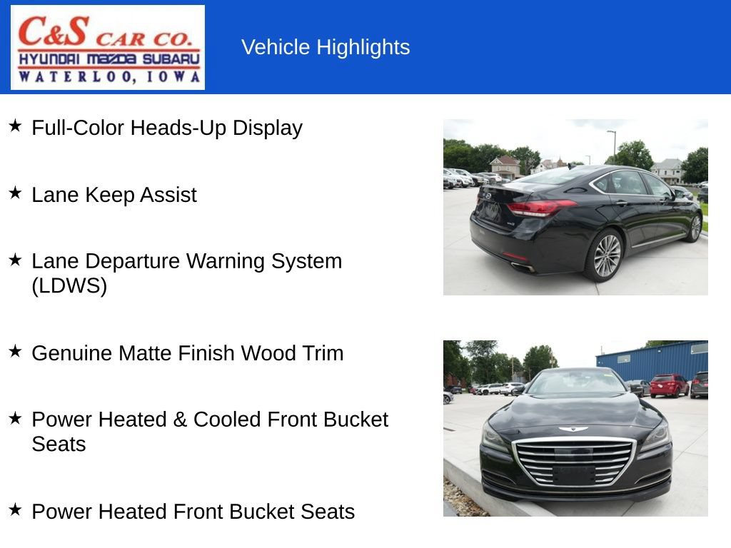 Used 2015 Hyundai Genesis 3.8 w/ Option Group 04 AWD/4WD image 11