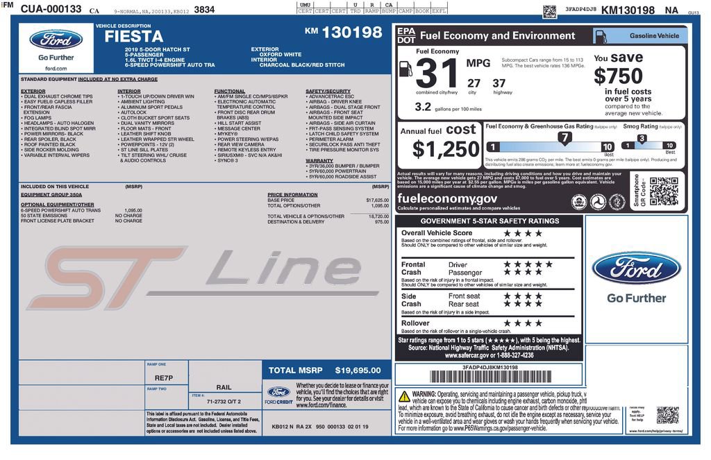 Used 2019 Ford Fiesta ST-Line image 3