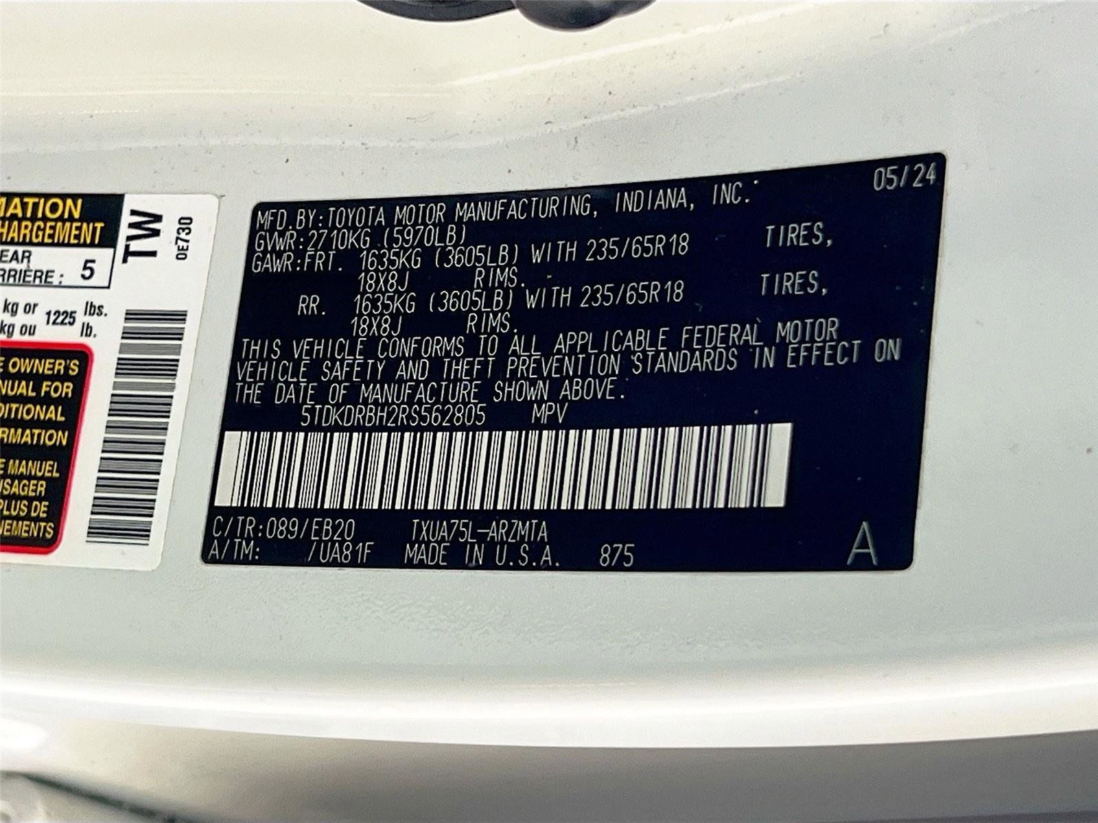 Used 2024 Toyota Highlander XLE image 39