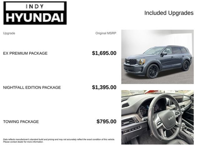 Used 2022 Kia Telluride EX w/ EX Premium Package image 4