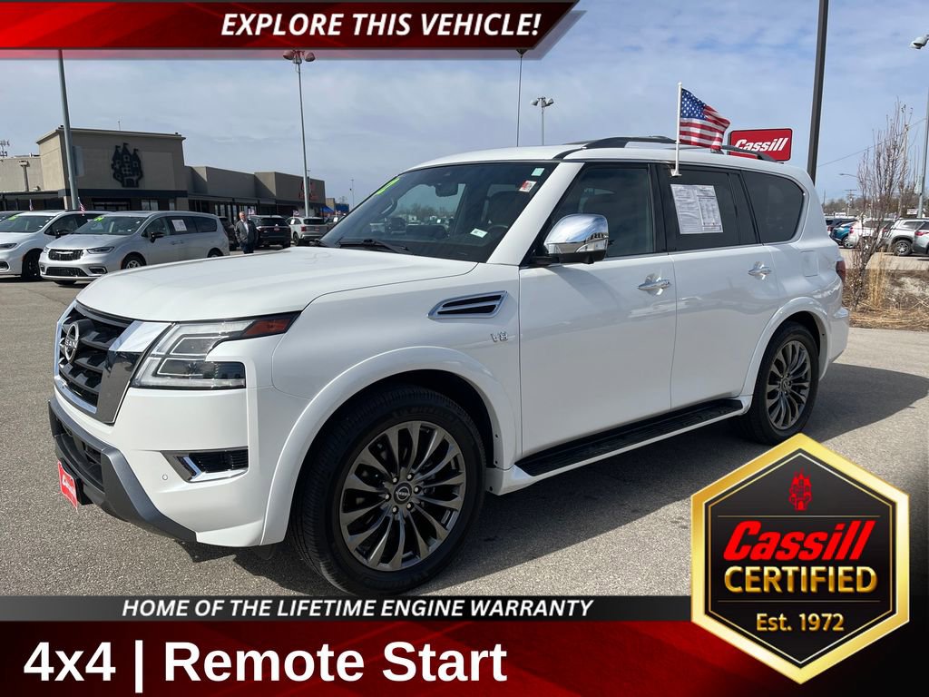 Used 2022 Nissan Armada Platinum w/ Captain's Chairs Package
