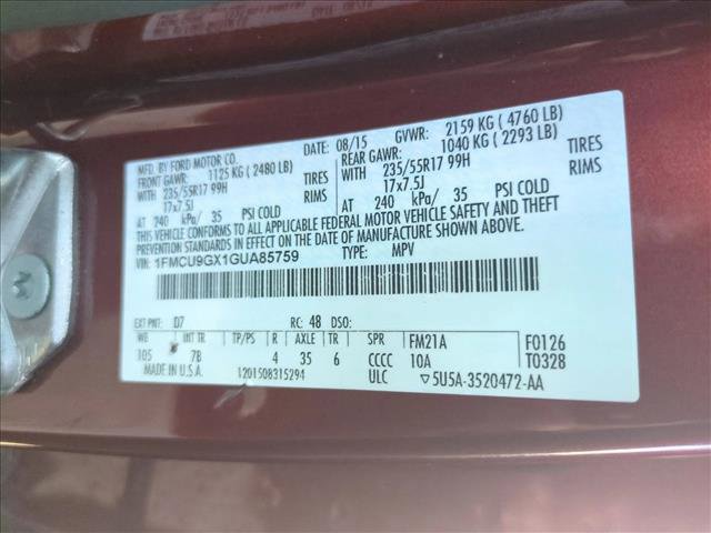 Used 2016 Ford Escape SE image 14