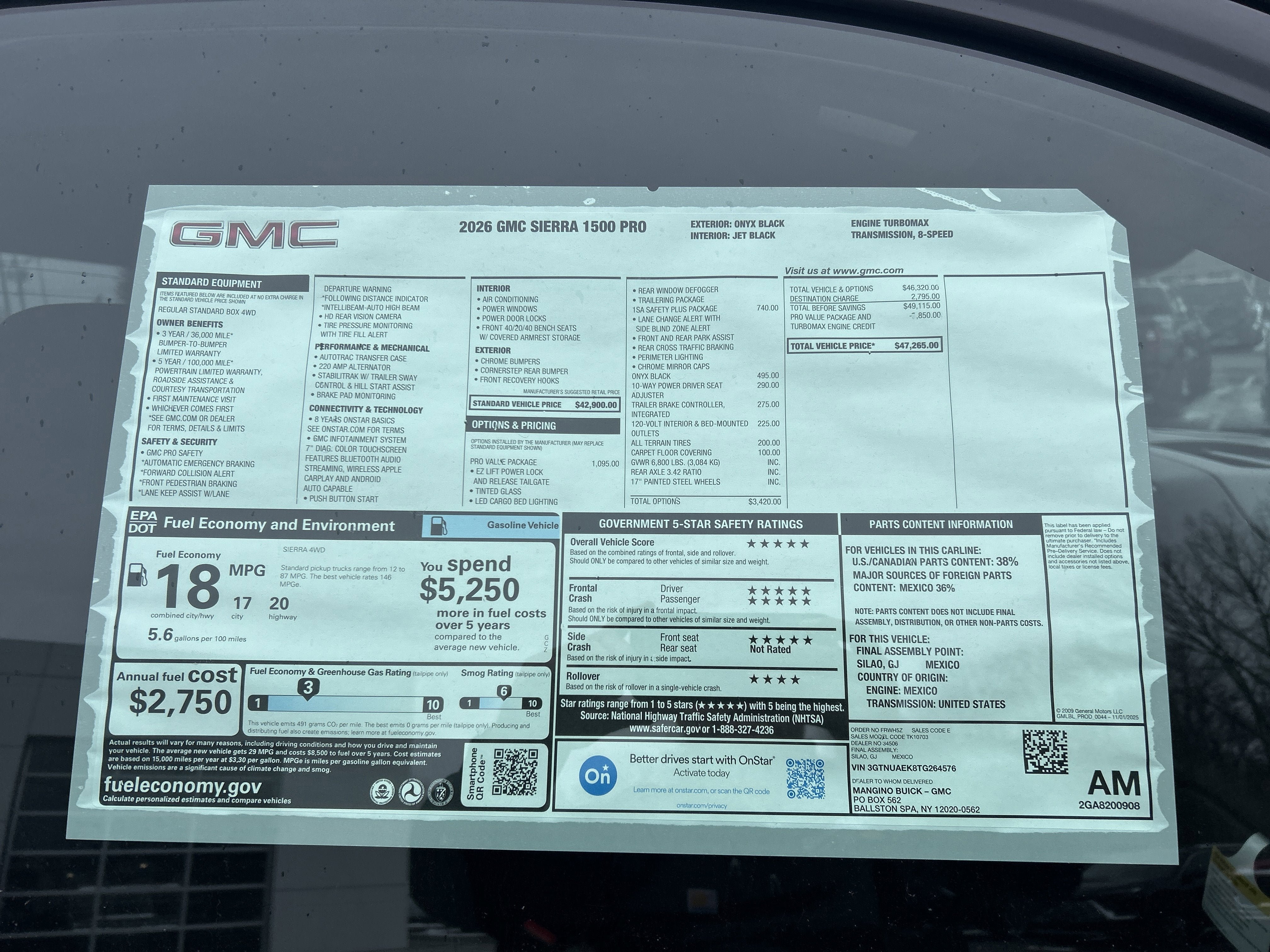 New 2026 GMC Sierra 1500 Pro w/ Pro Value Package image 9