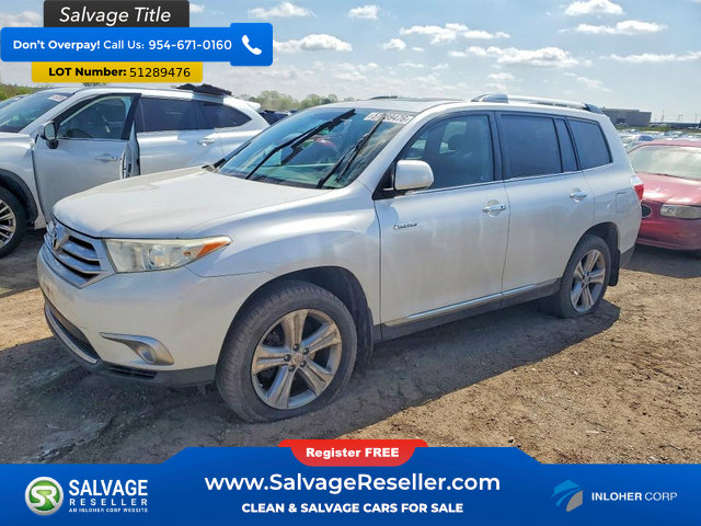 Used 2012 Toyota Highlander Limited w/ Tow Pkg AWD/4WD image 1