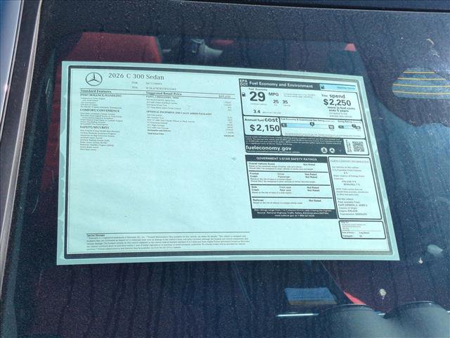 New 2026 Mercedes-Benz C 300 Sedan image 17
