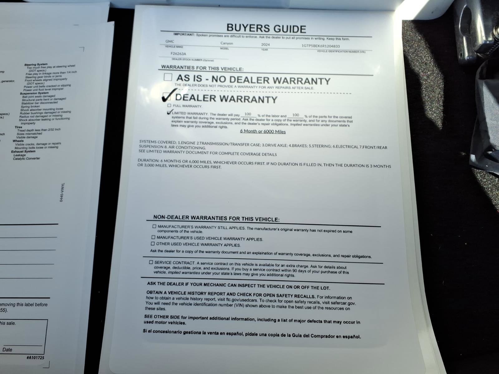 Used 2024 GMC Canyon Elevation w/ Convenience Package image 36