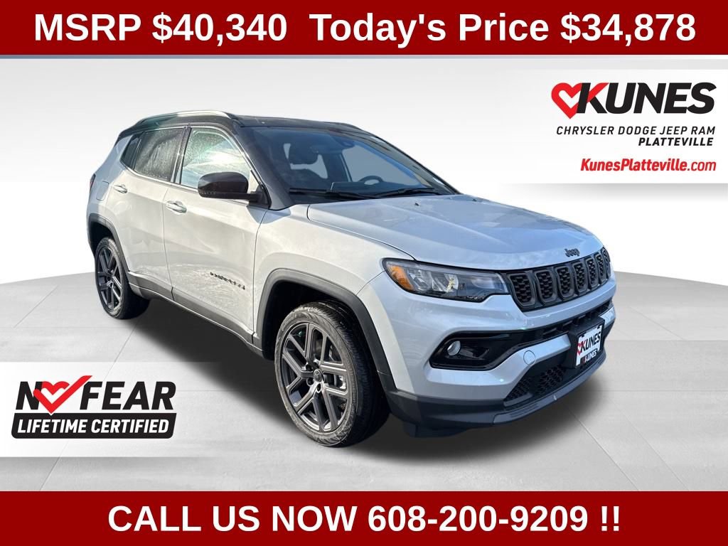 New 2026 Jeep Compass Limited w/ Sun, Sound & Navigation Group