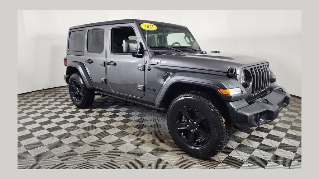 Used 2021 Jeep Wrangler Unlimited Sport image 1