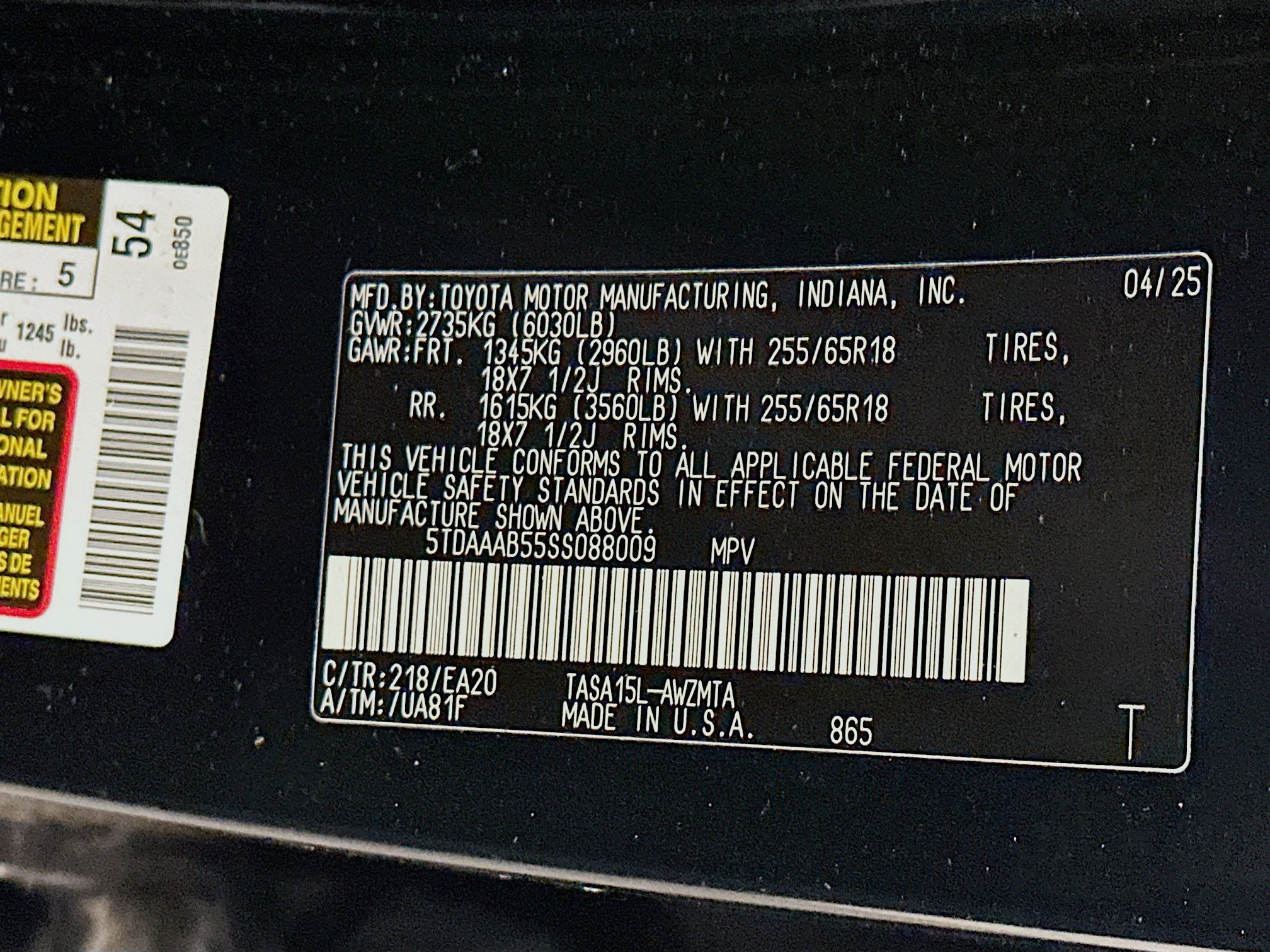 Used 2025 Toyota Grand Highlander AWD image 12