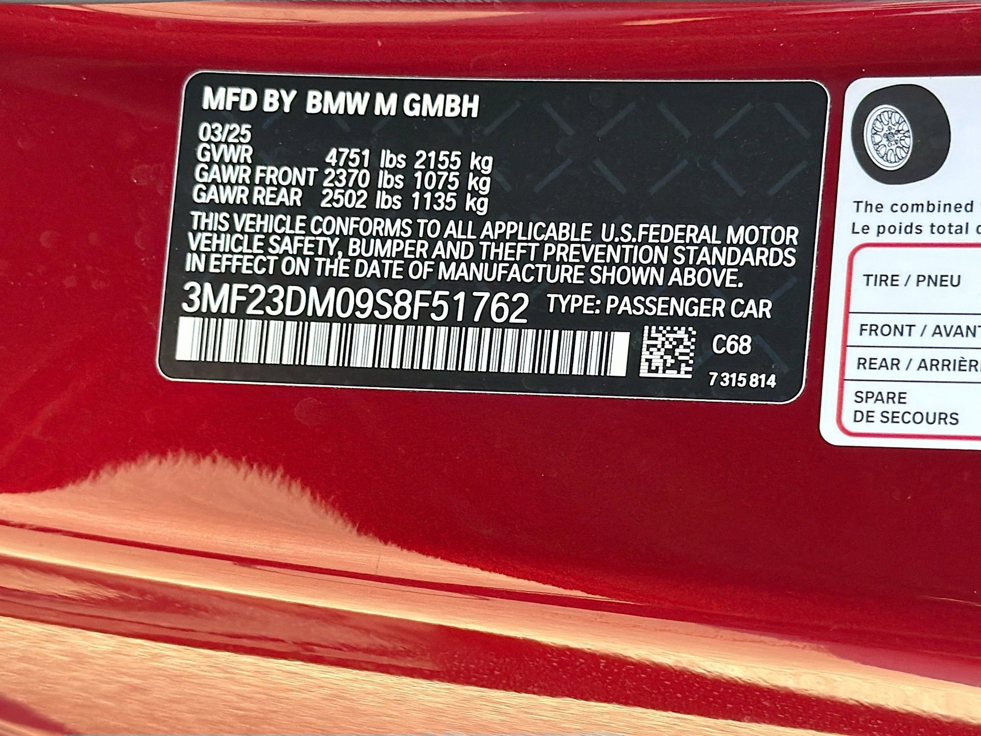 Certified 2025 BMW M2 Base w/ Lighting Package image 43