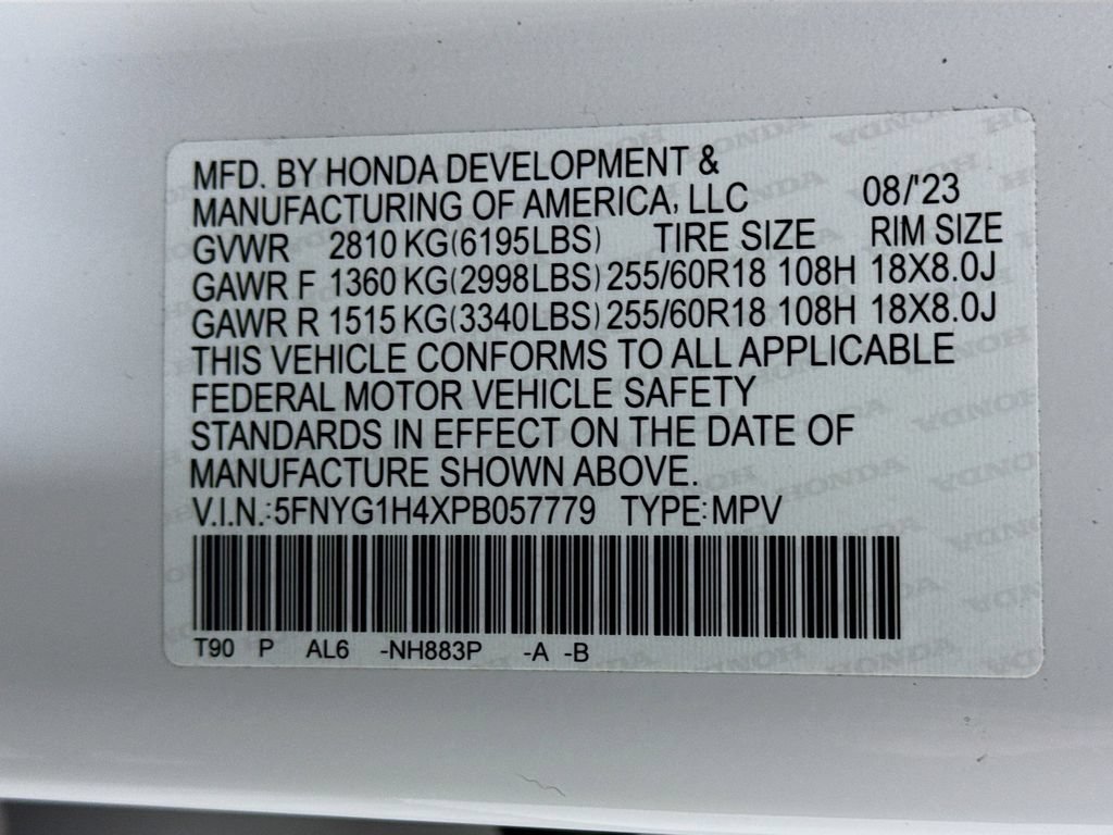 Certified 2023 Honda Pilot EX-L image 43