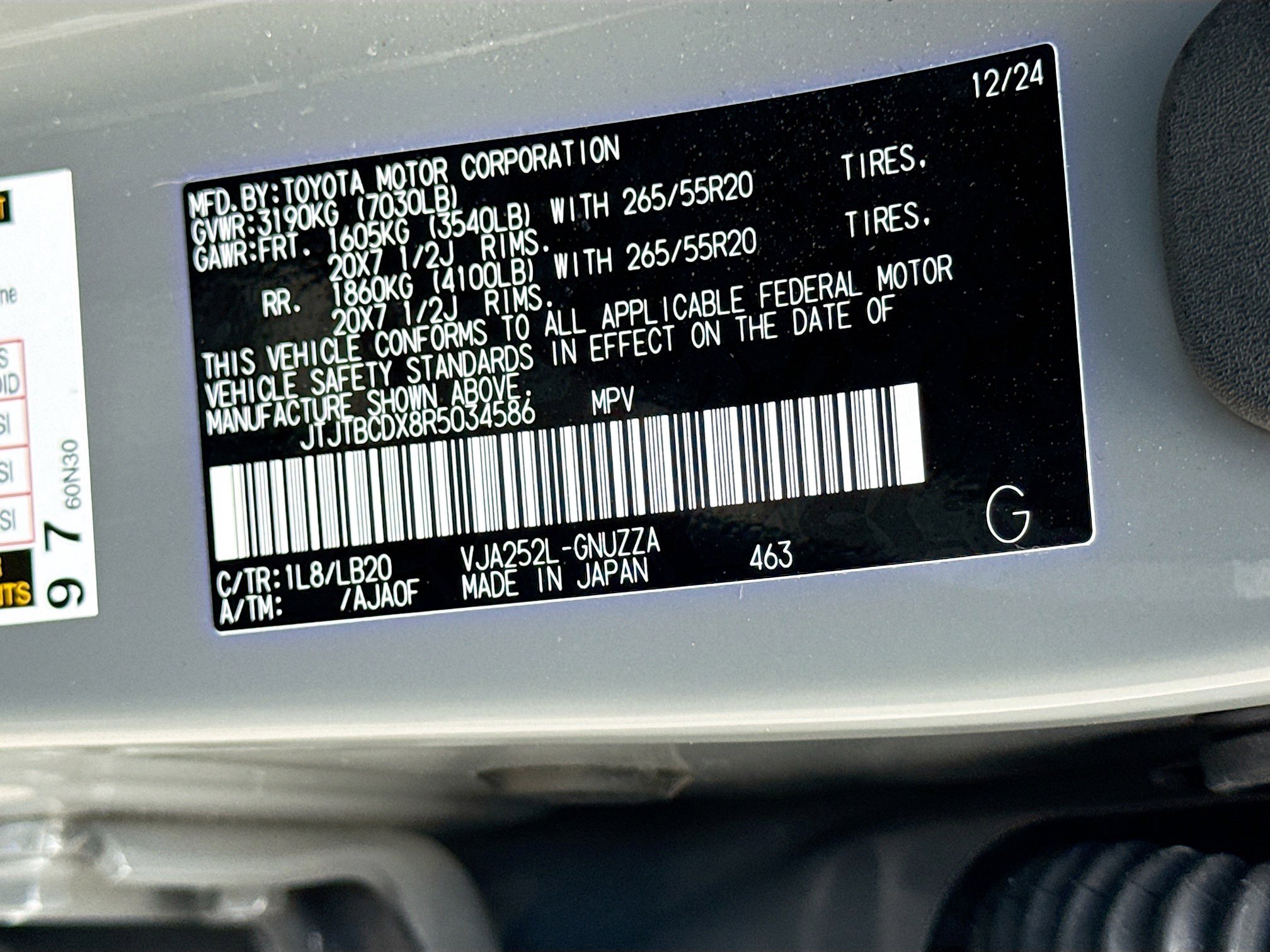 Used 2024 Lexus GX 550 w/ Accessory Package (Z1) image 44