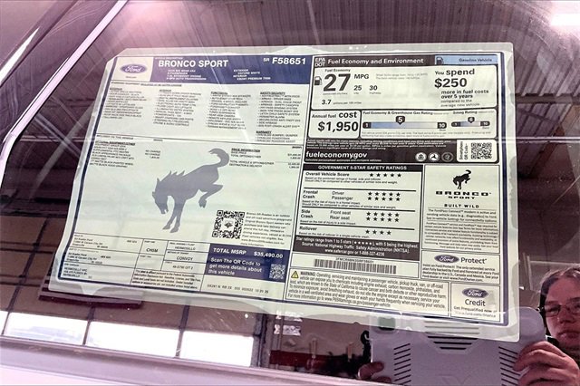 New 2025 Ford Bronco Sport Big Bend w/ Black Appearance Package image 14