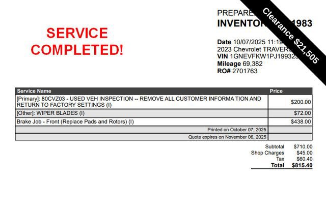 Used 2023 Chevrolet Traverse LS image 11