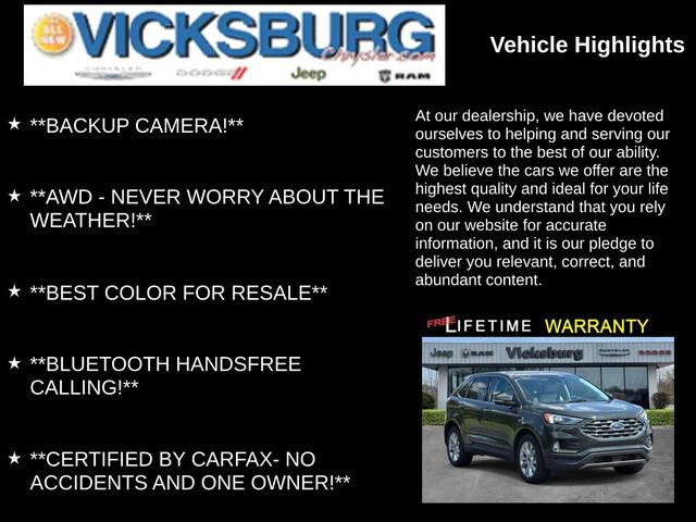 Used 2024 Ford Edge Titanium AWD/4WD image 7