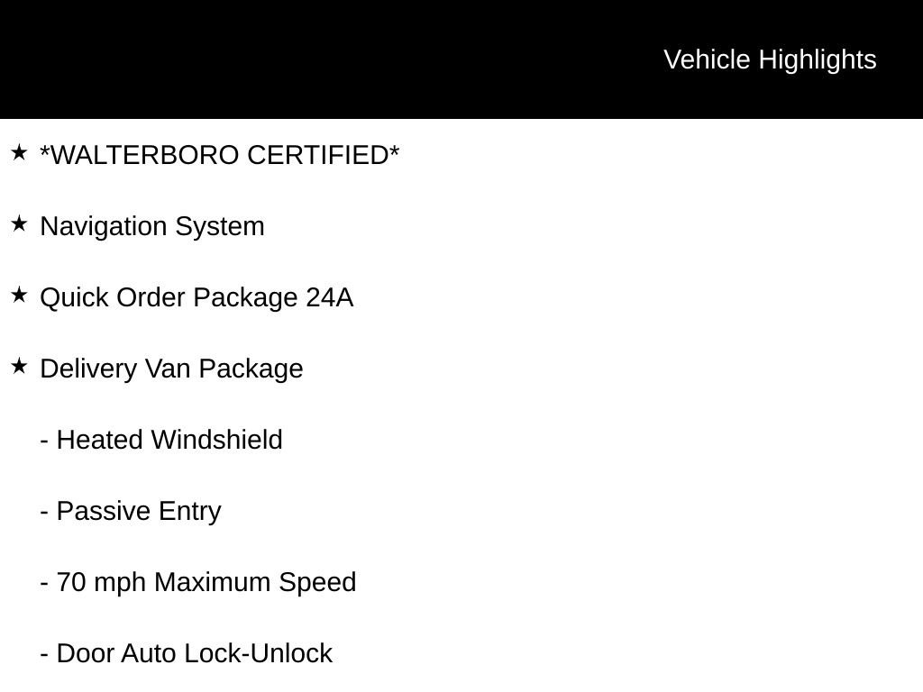 Used 2024 RAM ProMaster 3500 w/ Delivery Van Package image 10