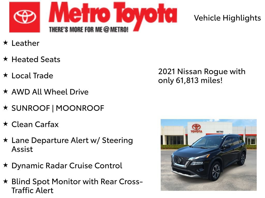 Used 2021 Nissan Rogue SV w/ Premium Package AWD/4WD image 8