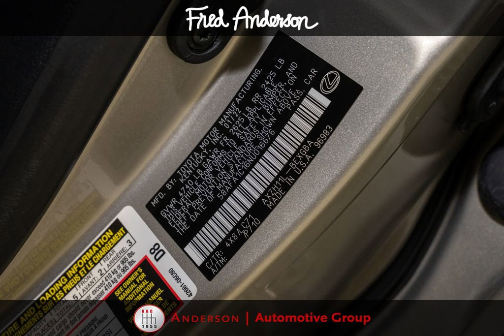 Used 2022 Lexus ES 300h Ultra Luxury w/ Accessory Package 2 FWD image 25