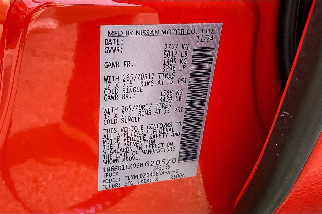 Used 2025 Nissan Frontier PRO-4X w/ Tow Package image 35