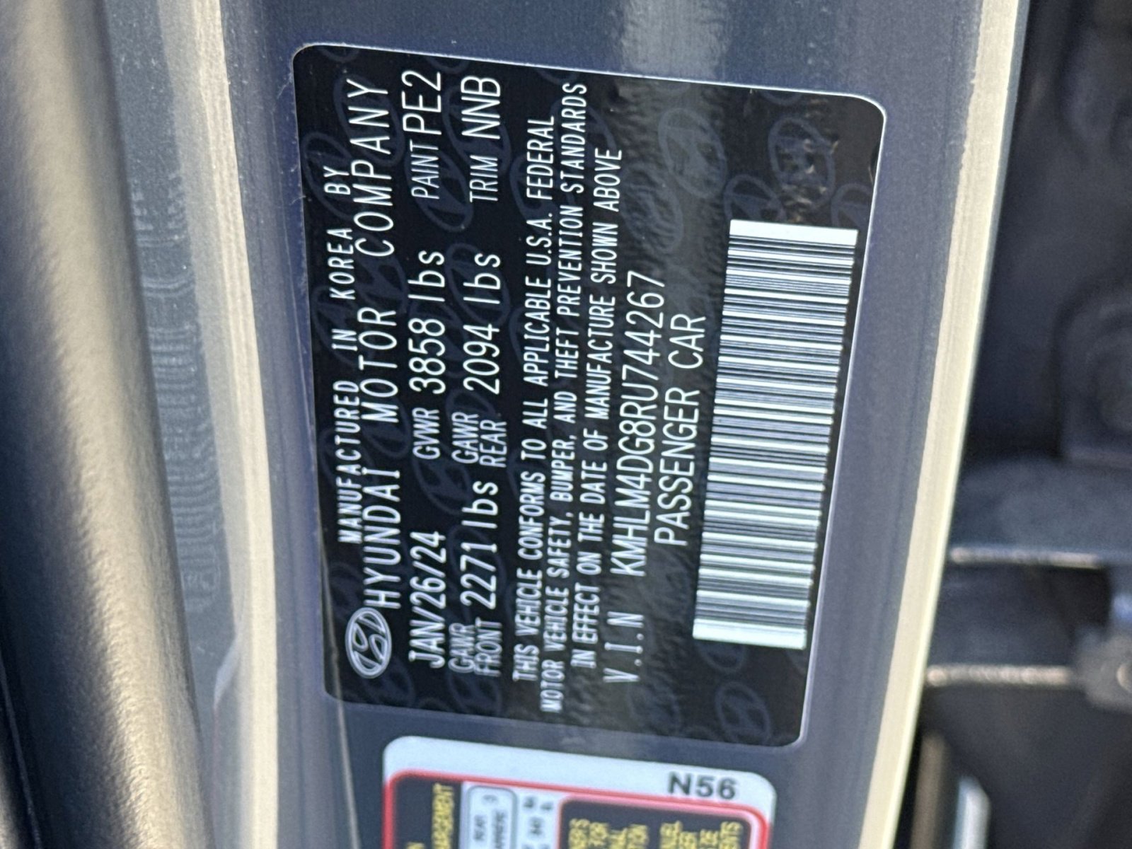 Certified 2024 Hyundai Elantra SEL FWD image 41
