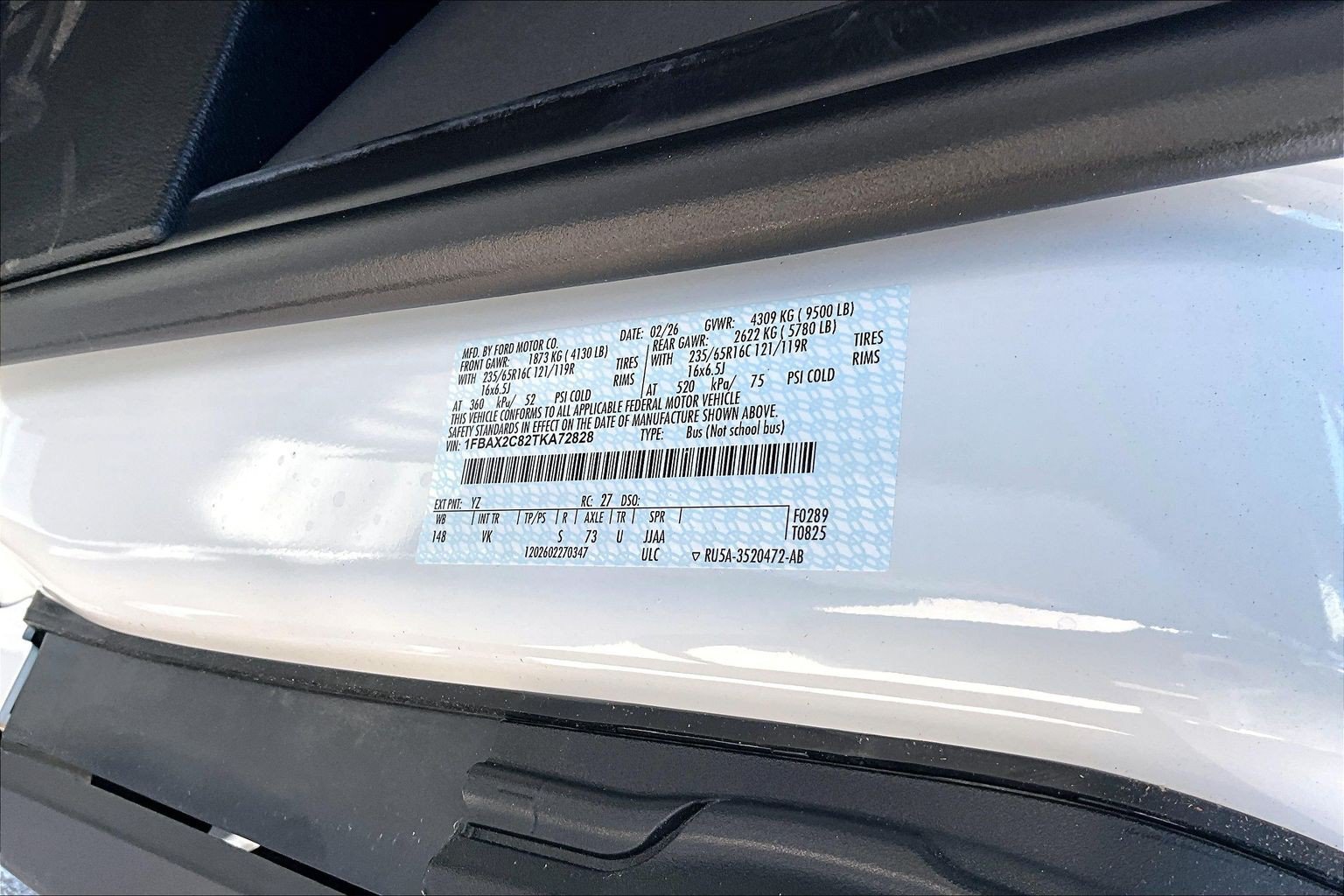 New 2026 Ford Transit 350 XL RWD image 14