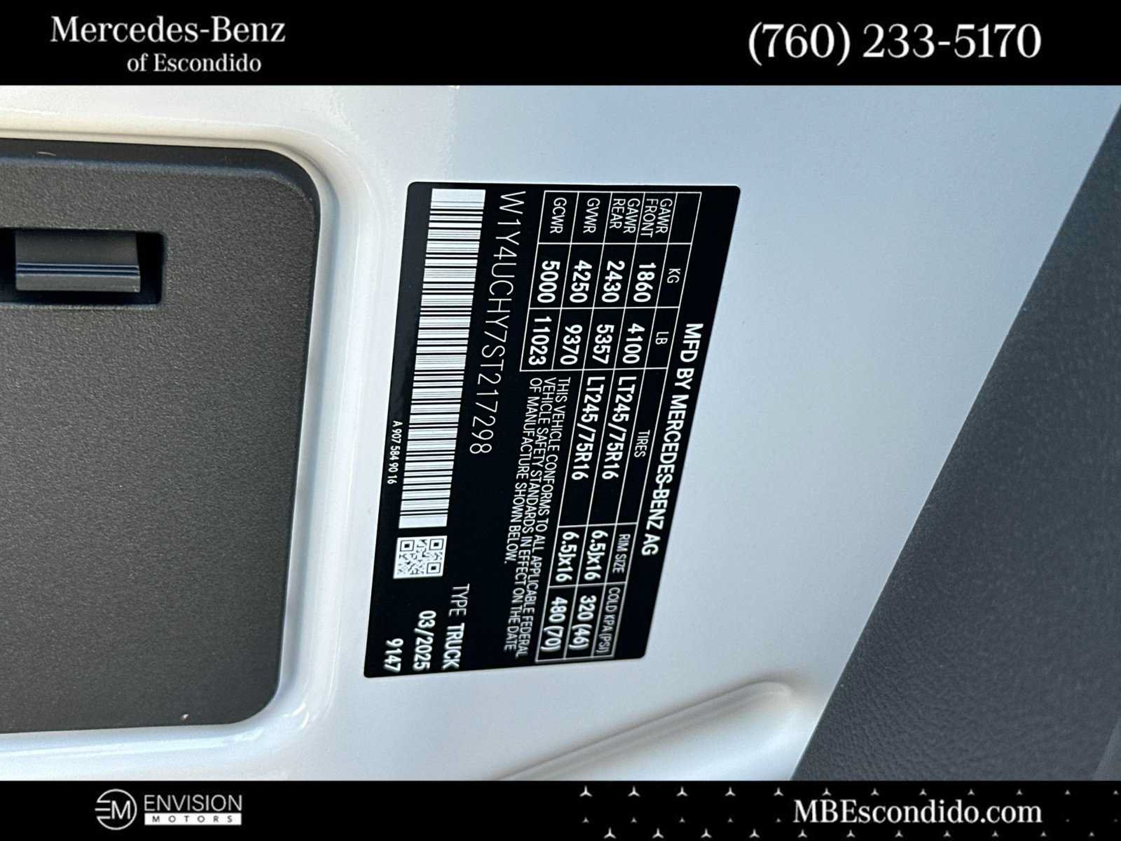 New 2025 Mercedes-Benz eSprinter 170 Cargo image 35