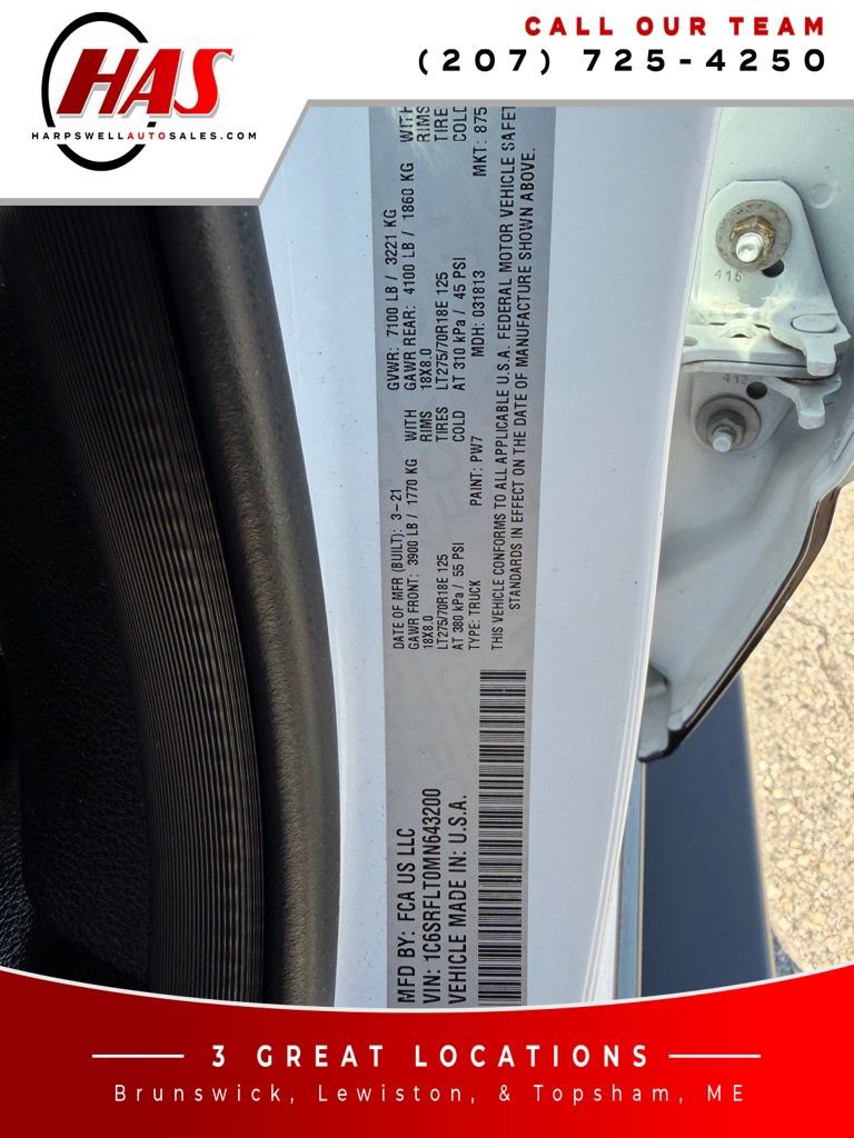 Used 2021 RAM 1500 Rebel w/ Rebel Level 1 Equipment Group AWD/4WD image 16