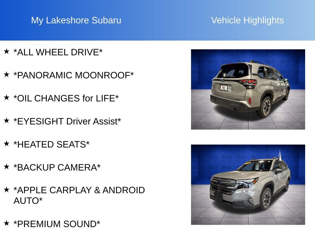 Certified 2025 Subaru Forester Premium AWD/4WD image 6