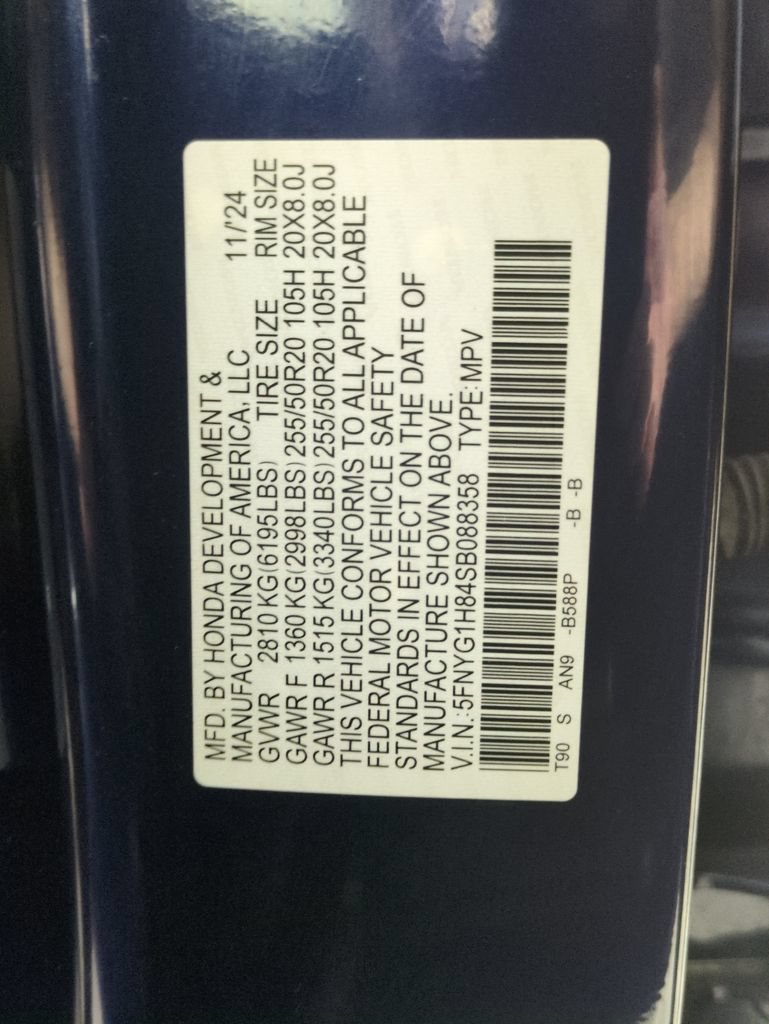 Certified 2025 Honda Pilot Elite image 34