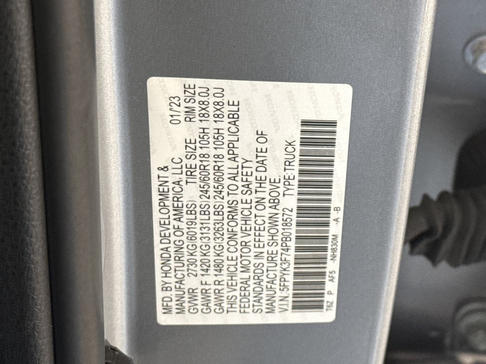 Used 2023 Honda Ridgeline RTL-E image 30