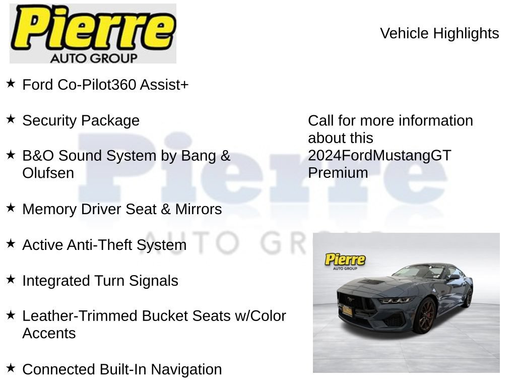 Certified 2024 Ford Mustang GT Premium RWD image 15