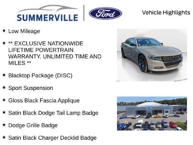 Used 2023 Dodge Charger SXT w/ Blacktop Package RWD image 2